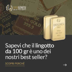 Lingotto oro 100 gr
