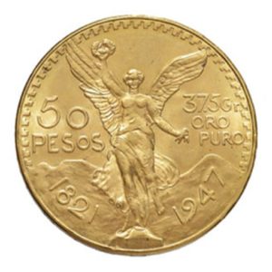 50 Pesos Messicani Oro