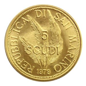 5 scudi 1979 San Marino