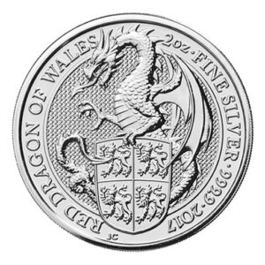 Queens Beast Argento Falco - 2017 - 2oz