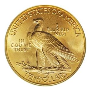 10 Dollari oro - Testa Indiana