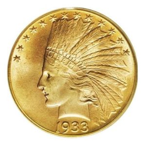 10 Dollari oro - Testa Indiana