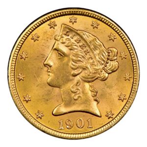 5 dollari liberty head