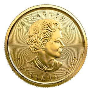 Maple Leaf oro 2019 1/10 oz