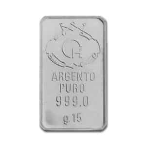 Lingotto Argento da 15 gr