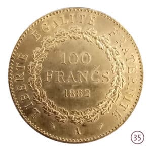 100 franchi oro