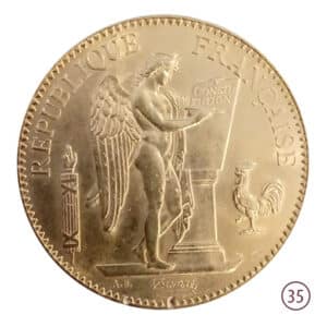 100 franchi oro