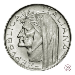 500 Lire Dante Alighieri FDC