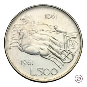 500 Lire Unità D'Italia FDC