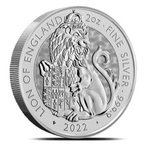 2oz Tudor Beasts Leone 2022