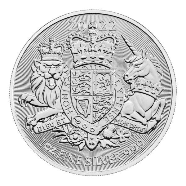 Royal arms 2022 1 oz argento