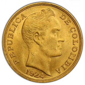 10 Pesos Colombiani Oro